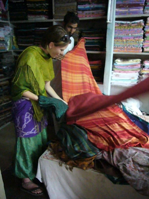 Fabric shop.